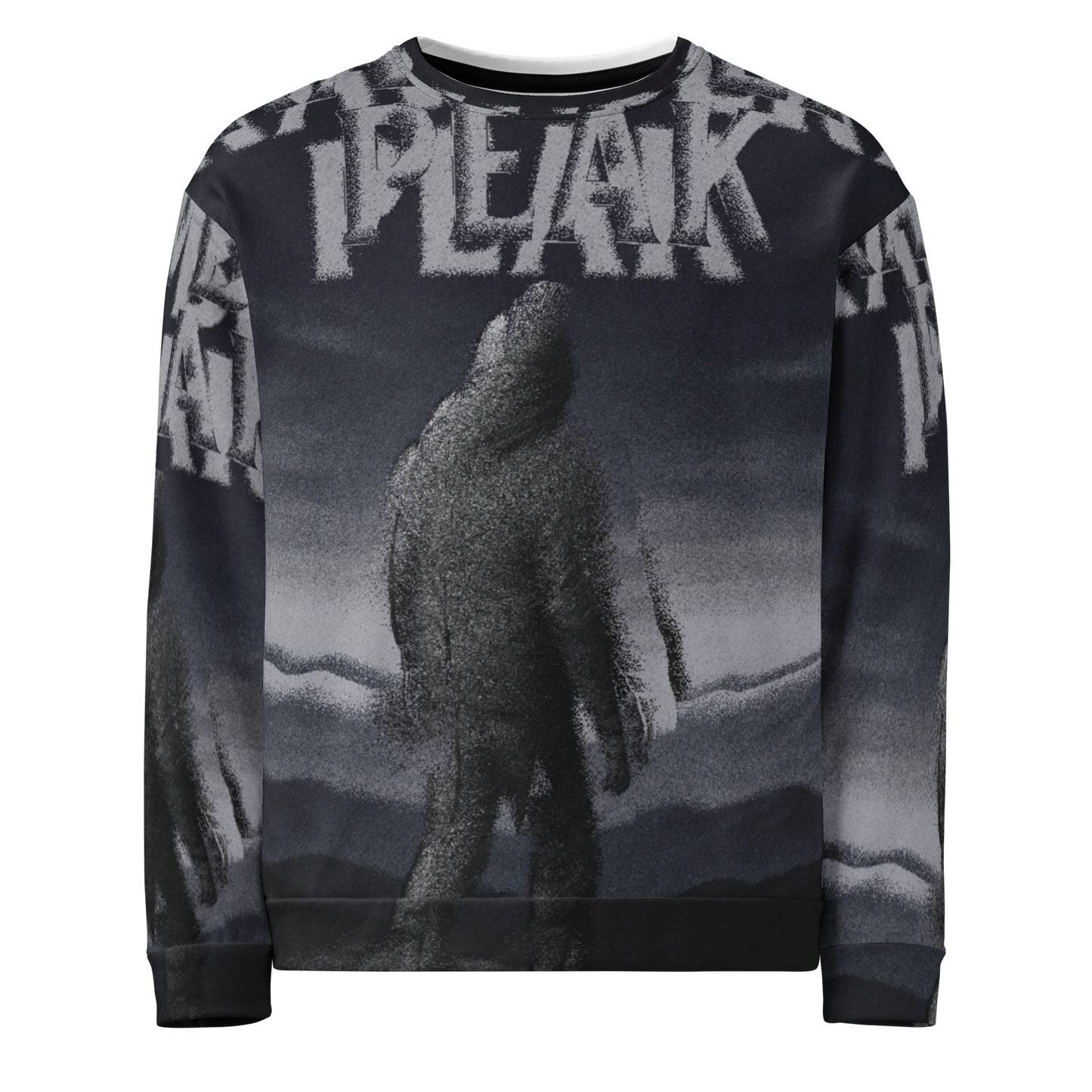 Strawberry Peak – Ash Full-Print Sweatshirt
