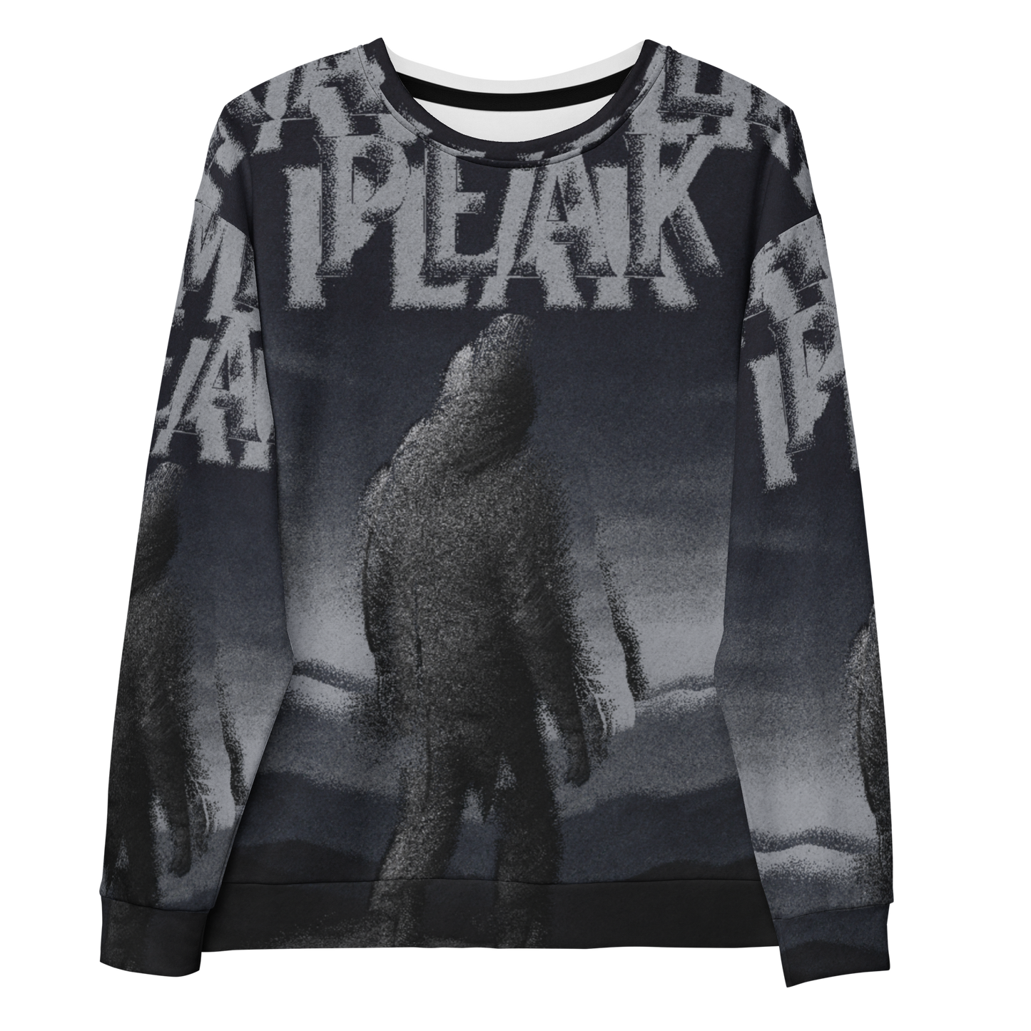Strawberry Peak – Ash Full-Print Sweatshirt
