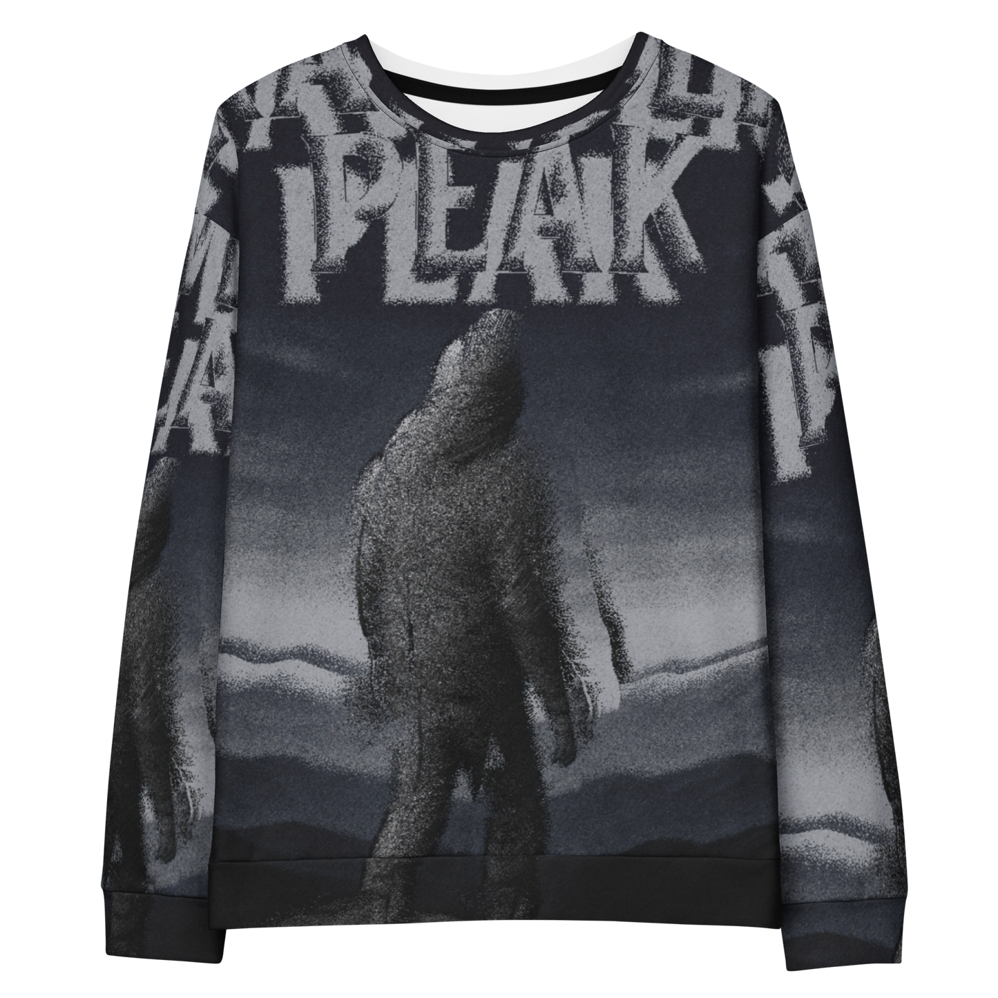 Strawberry Peak – Ash Full-Print Sweatshirt
