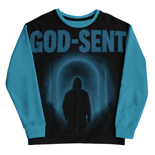 GOD SENT | Blue Ray Portal Tee – Silver Lake Edition