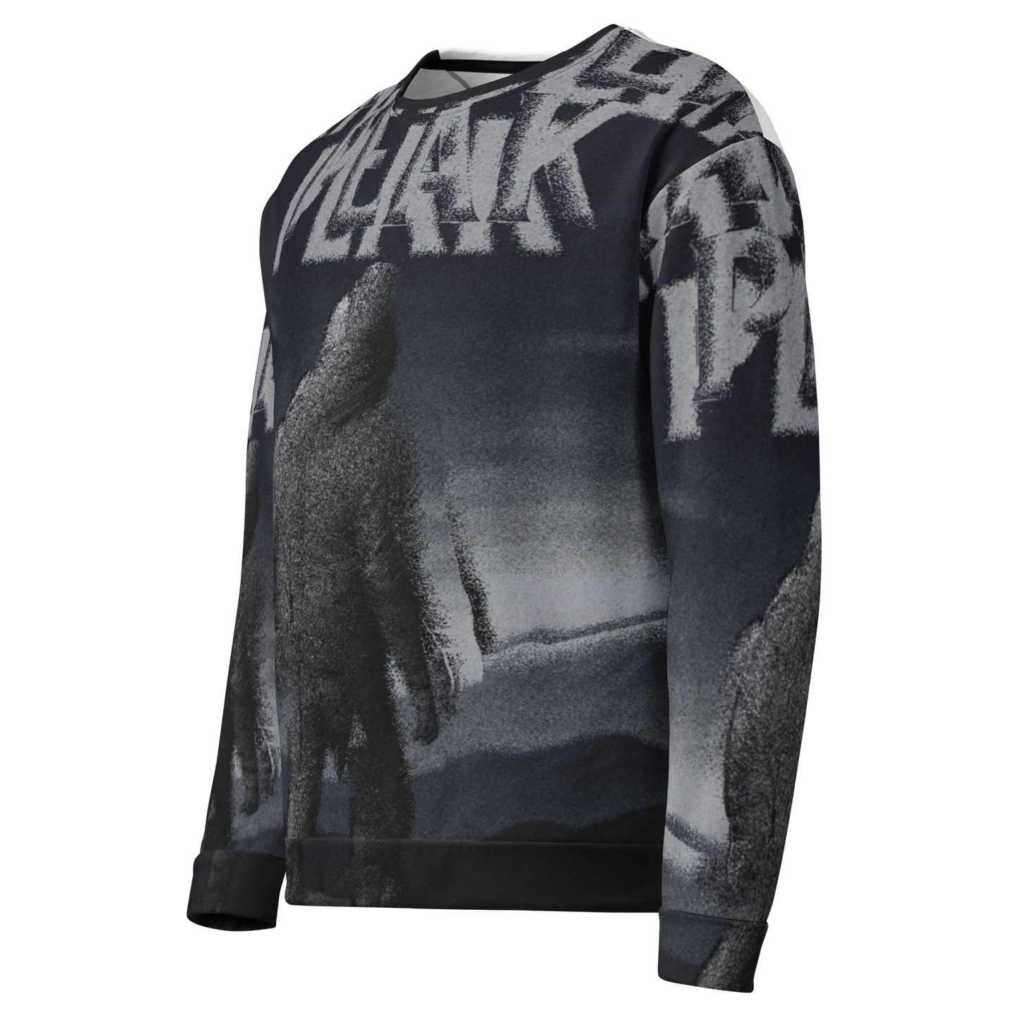Strawberry Peak – Ash Full-Print Sweatshirt